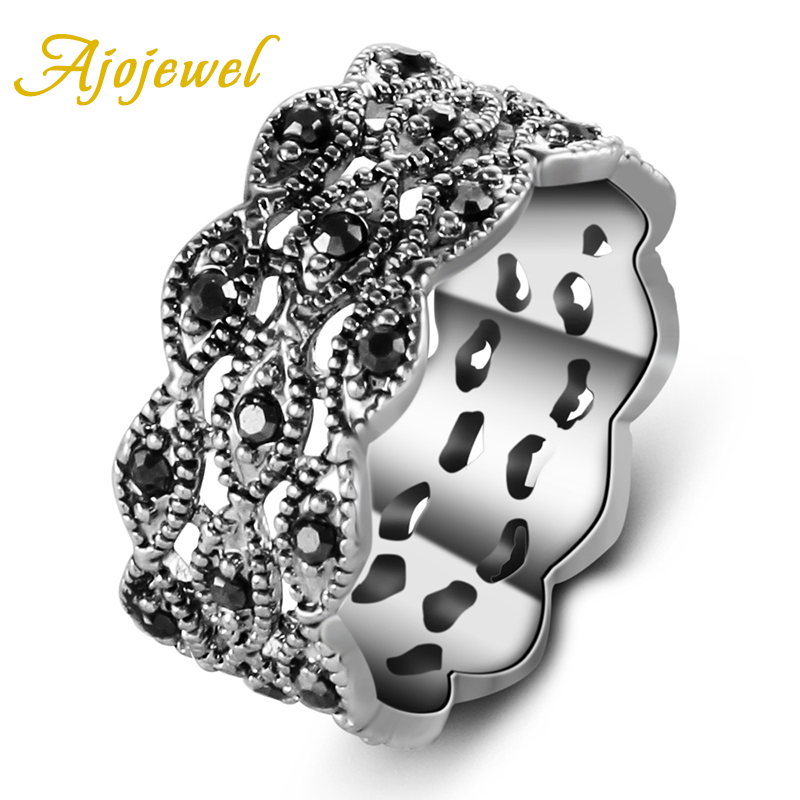 Ajojewel 3 Layer Rhinestone Ri - Vintage Collectible Jewelry recension och pris