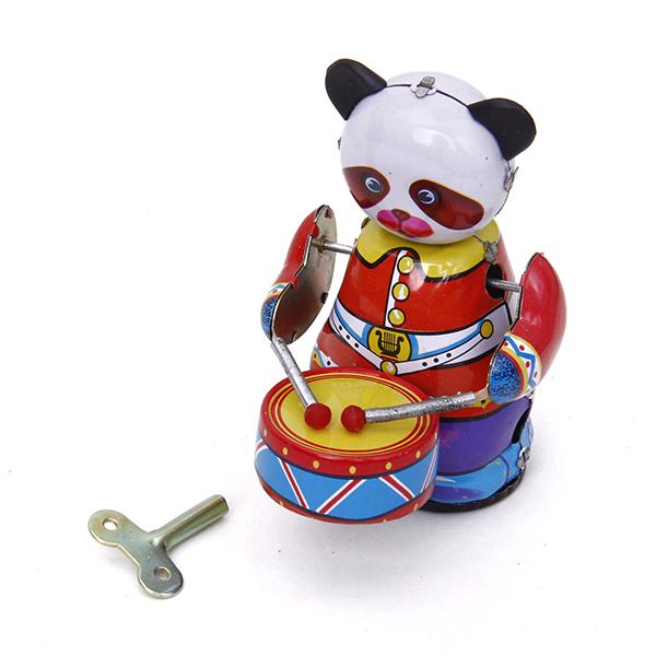 Wind Up Clockwork Panda Drumme - Vintage Toys Collection recension och pris