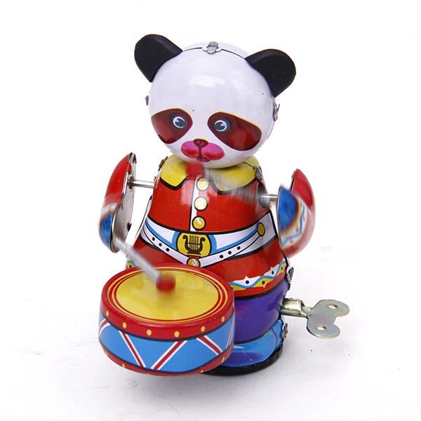 Wind Up Clockwork Panda Drumme - Vintage Toys Collection recension och pris