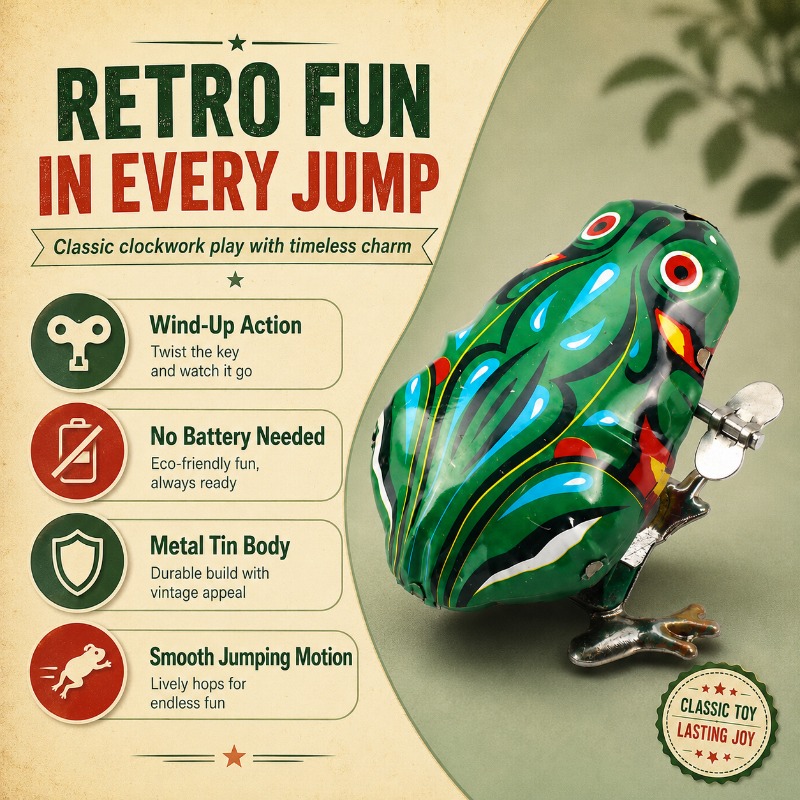 Nostalgic Clockwork Spring Tin - Vintage Toys Collection recension och pris