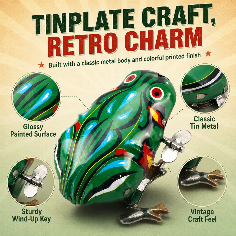 Nostalgic Clockwork Spring Tin - Vintage Toys Collection recension och pris