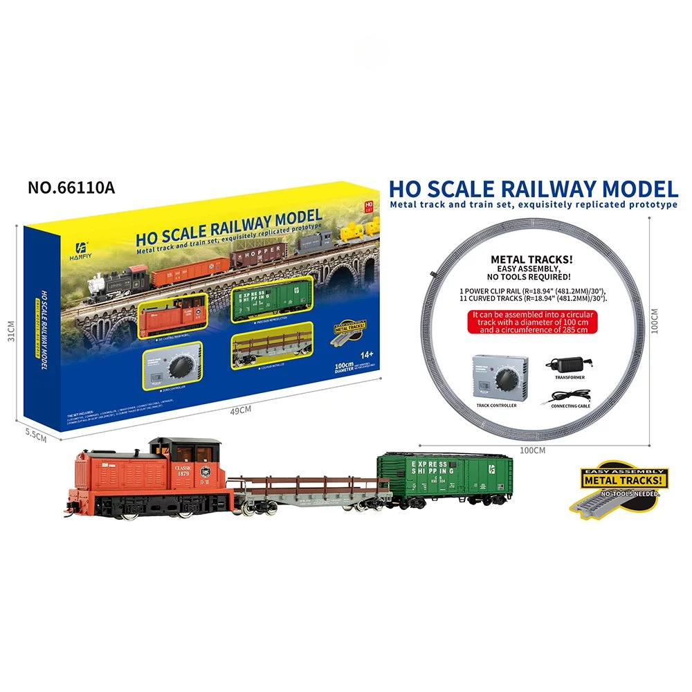 HO Scale Metal Rail Train Mode - Vintage Toys Collection recension och pris