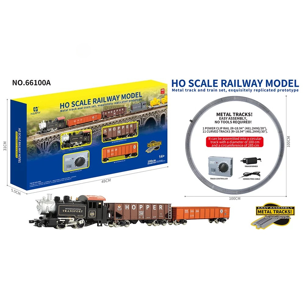HO Scale Metal Rail Train Mode - Vintage Toys Collection recension och pris