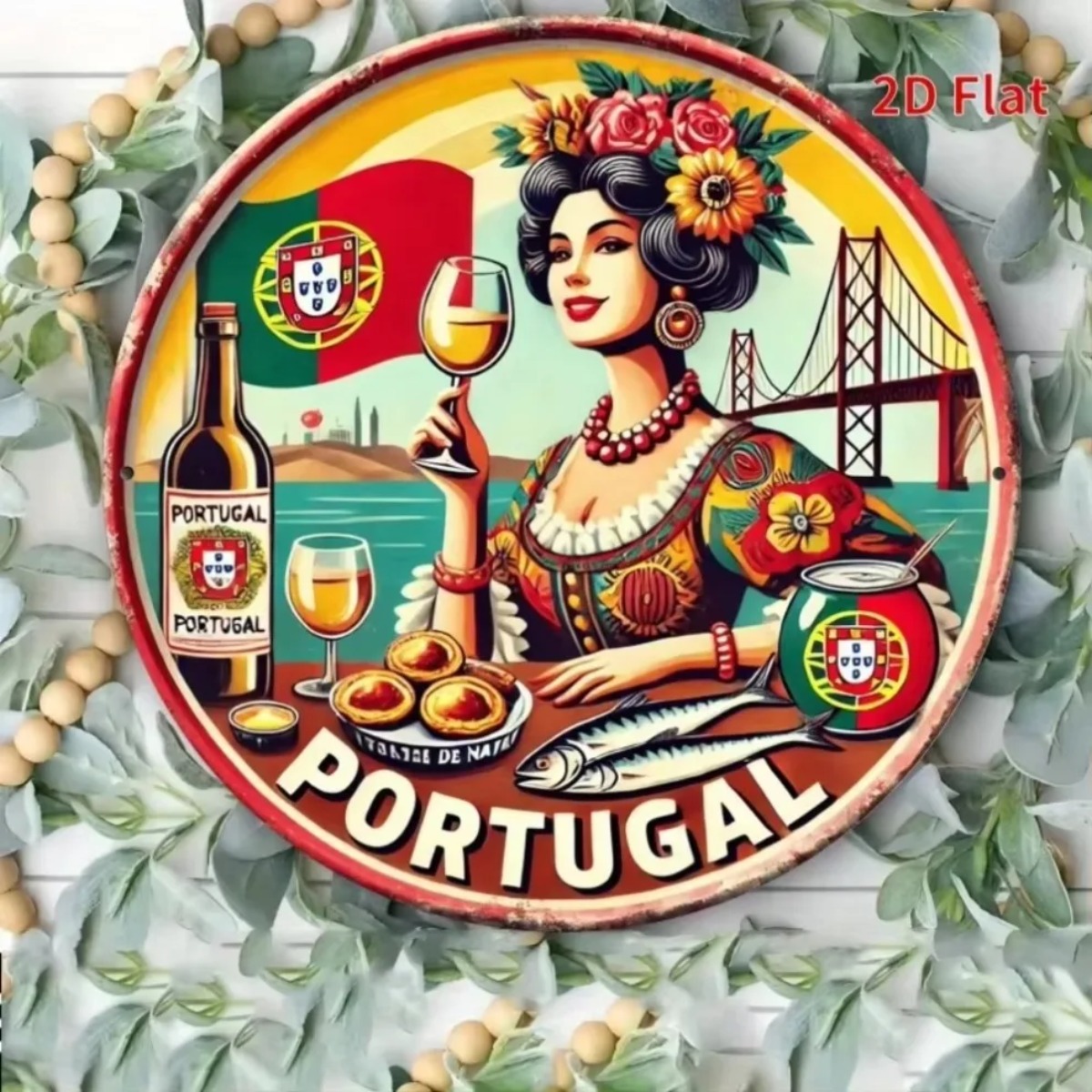Vintage Retro Round Metal Tin  - Vintage Collectible Tins recension och pris
