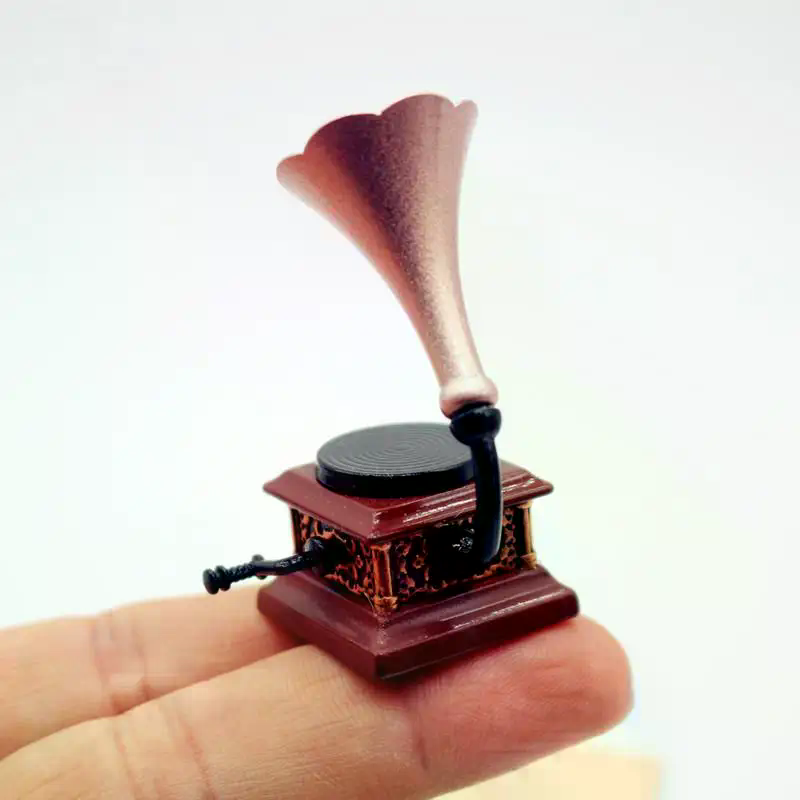 Dollhouse Vintage Phonograph M - Vintage Collectible Dolls recension och pris