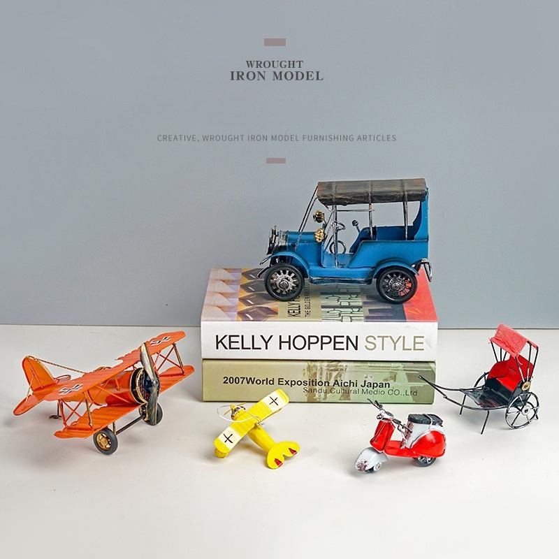 Vintage Retro Metal Plane Moto - Vintage Collectible Tins recension och pris