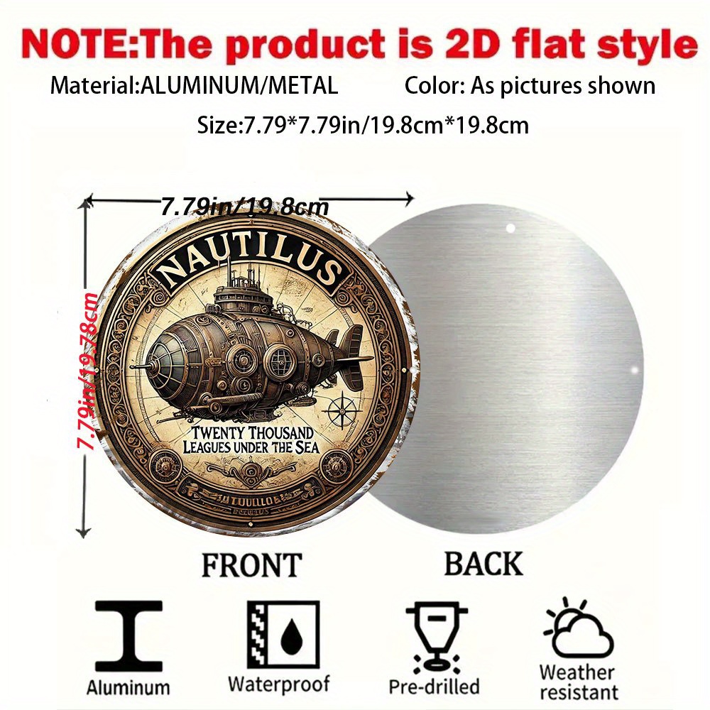 Vintage Nautilus Submarine Wal - Vintage Collectible Tins recension och pris