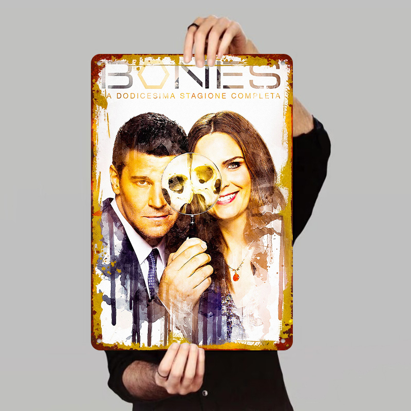 Bones Season 12 Poster Metal T - Vintage Collectible Tins recension och pris